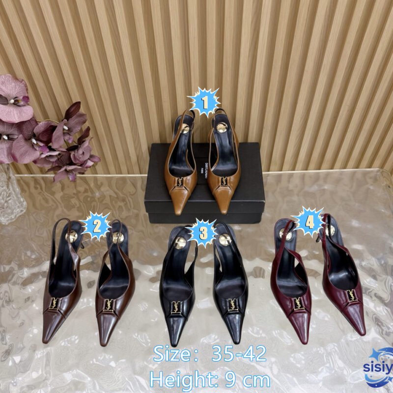 Saint Laurent Babylone Slingback Pump B6031202