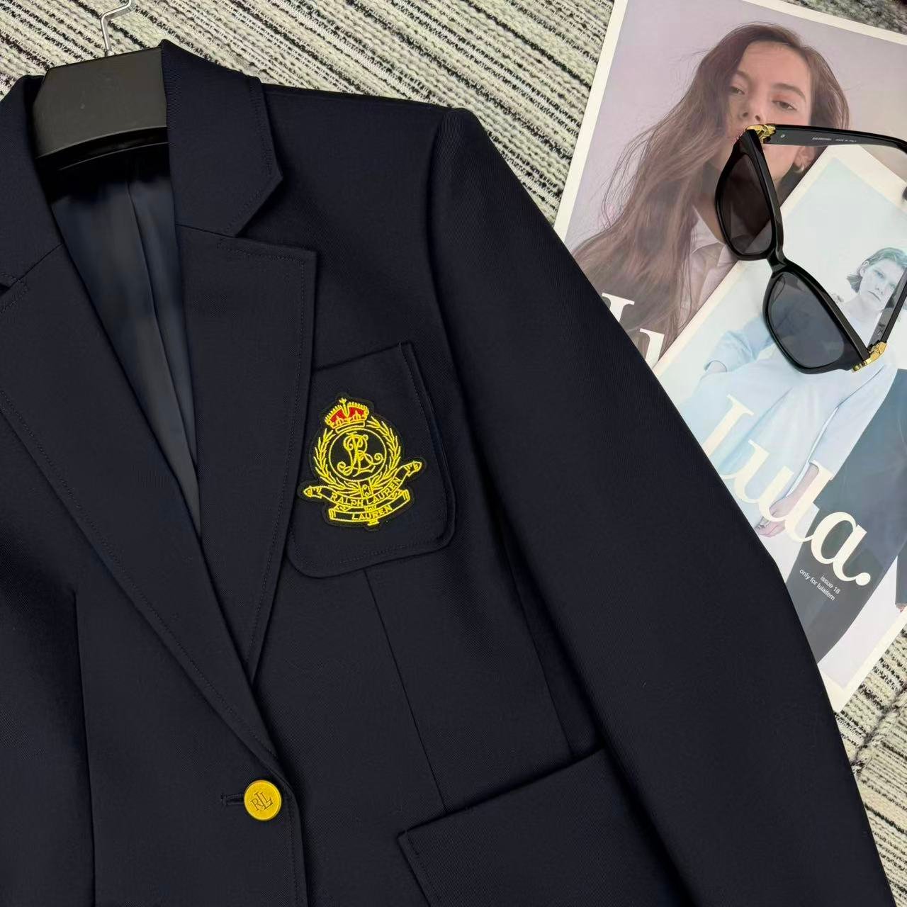 Ralph Lauren Embroidered Collar Suit Jacket W6031301 - Image 6