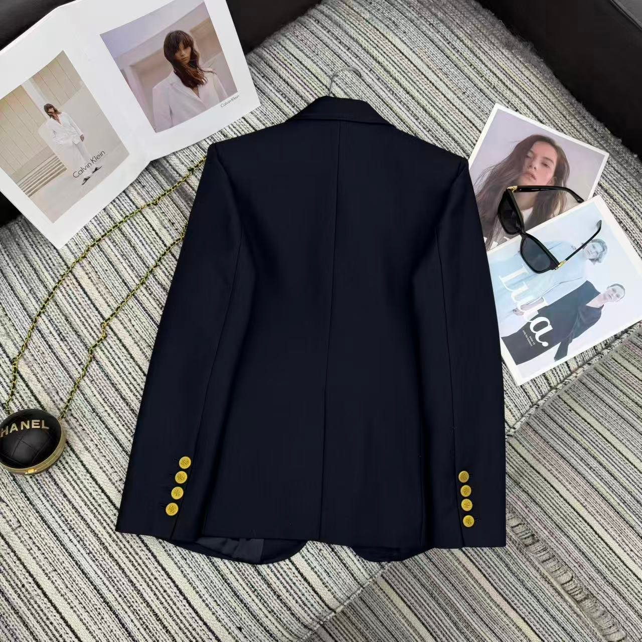 Ralph Lauren Embroidered Collar Suit Jacket W6031301 - Image 7