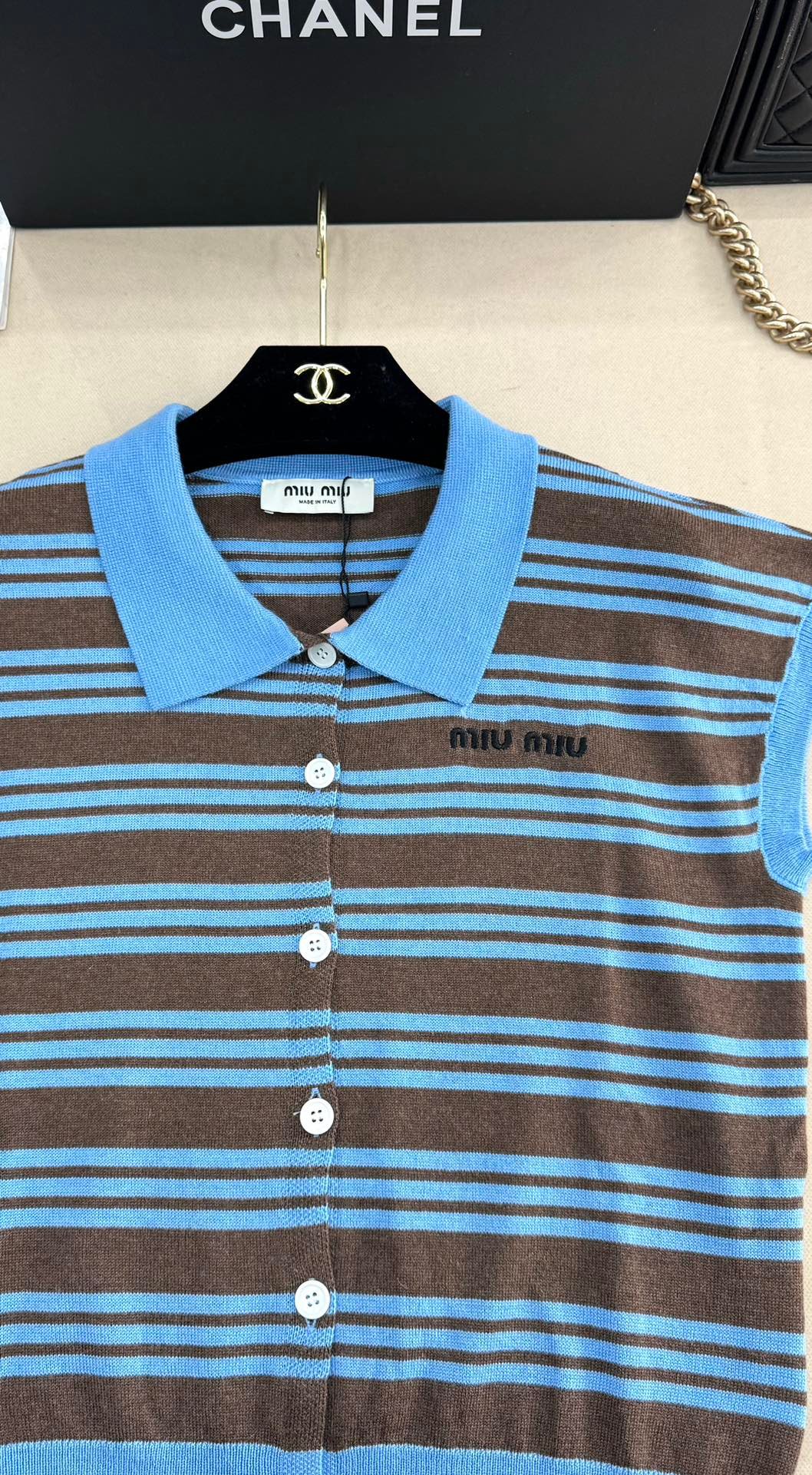 Miu Miu 2026 Striped Jacket W6031602 - Image 5