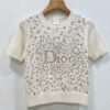 Dior white short-sleeved sweater W6031802