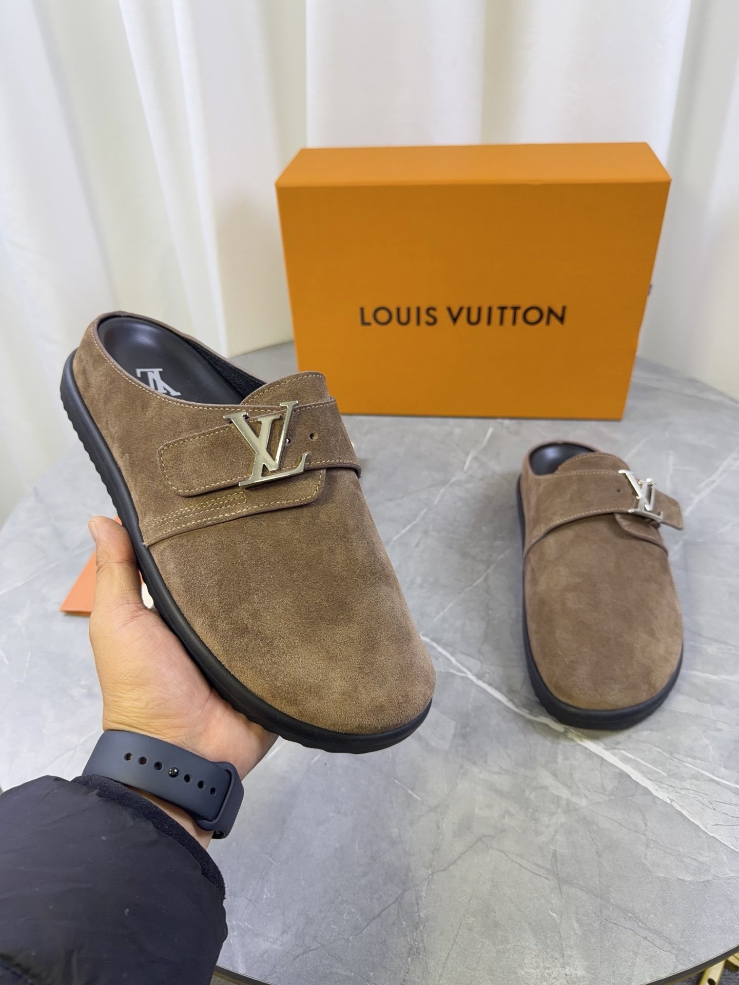 Louisvuitt 2026 Spring/Summer New Product of Bocken Wool SlippersB6032008 - Image 13