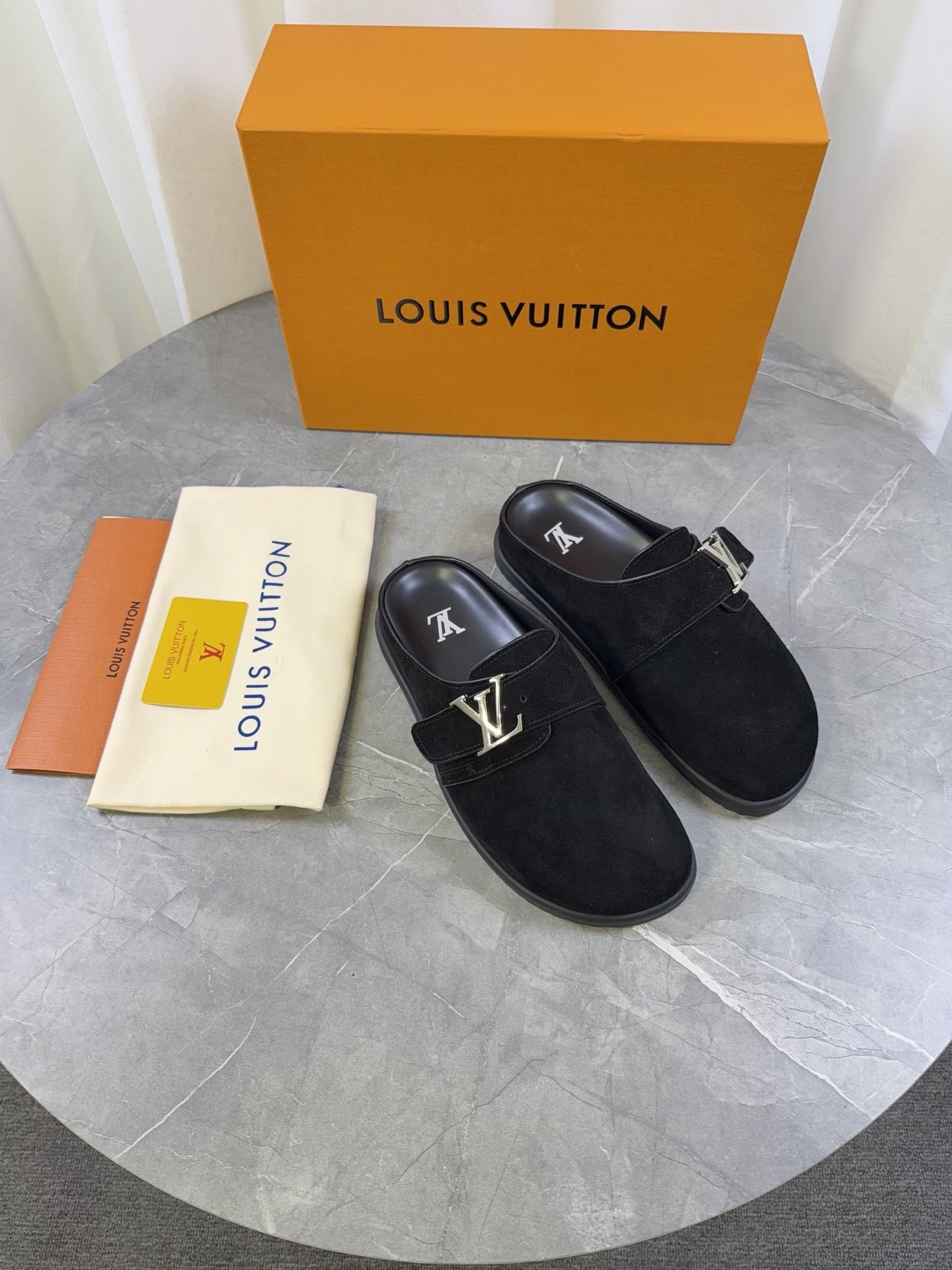 Louisvuitt 2026 Spring/Summer New Product of Bocken Wool SlippersB6032008 - Image 7