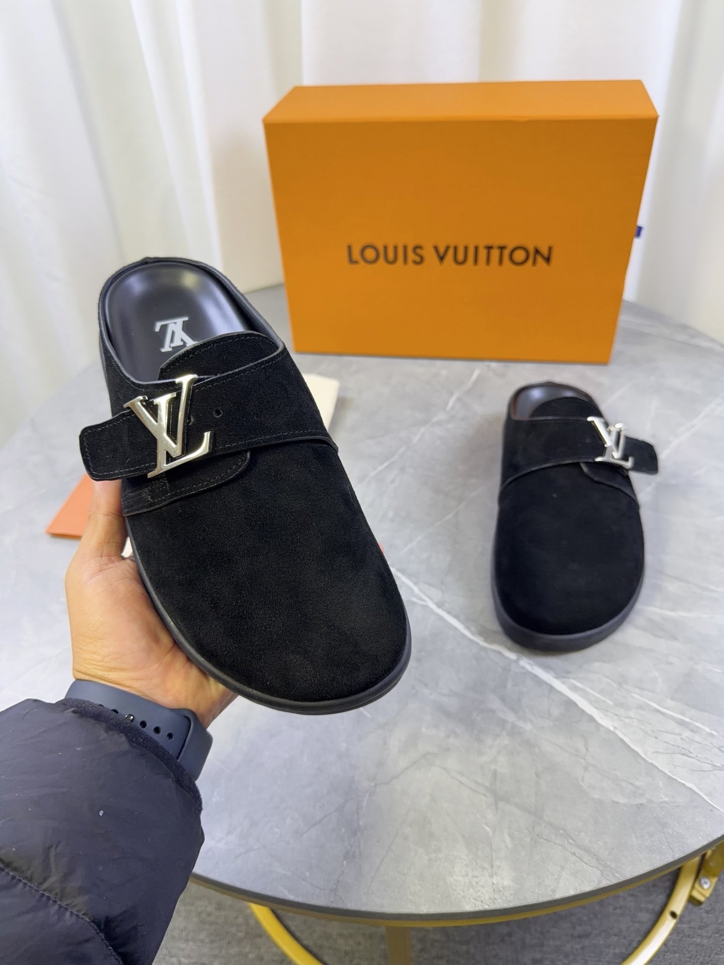 Louisvuitt 2026 Spring/Summer New Product of Bocken Wool SlippersB6032008 - Image 9