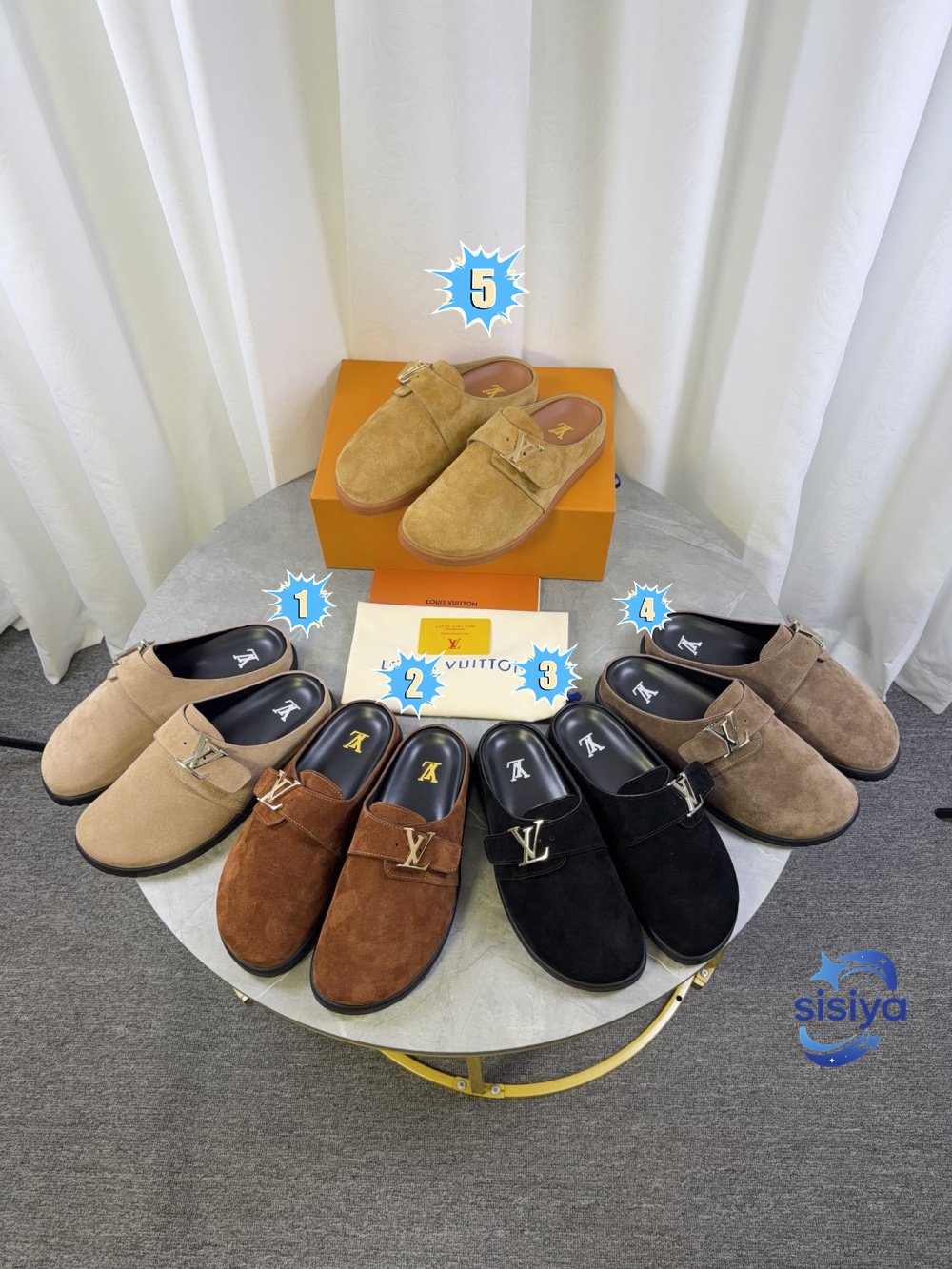 Louisvuitt 2026 Spring/Summer New Product of Bocken Wool SlippersB6032008