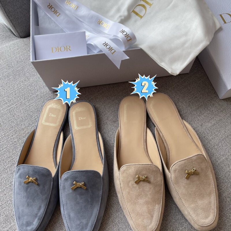 Dior Or Baby Bow Müller Shoes B6032101