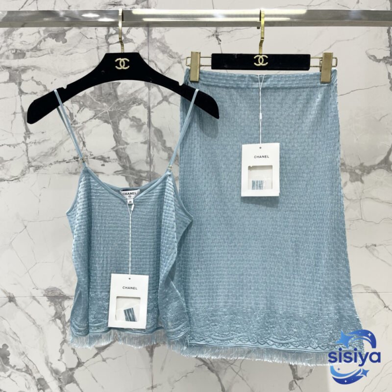 CHANNE* Early Spring New Style Fringe Bottom Lightweight Knitted BraletteW6032201