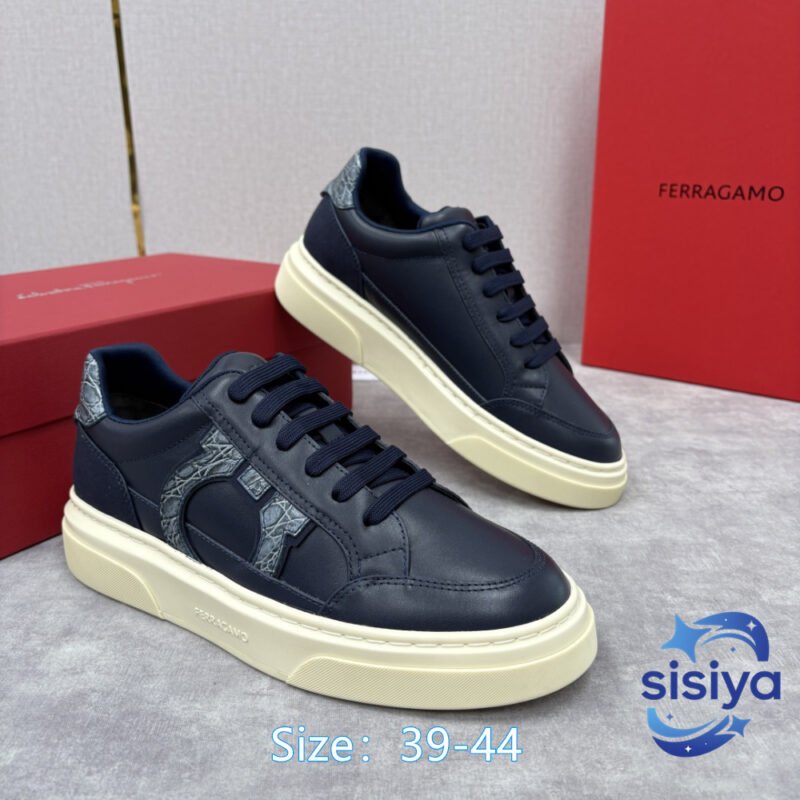 Ferragamo's new unique-shaped embellished casual shoes and slip-on shoesB6032509