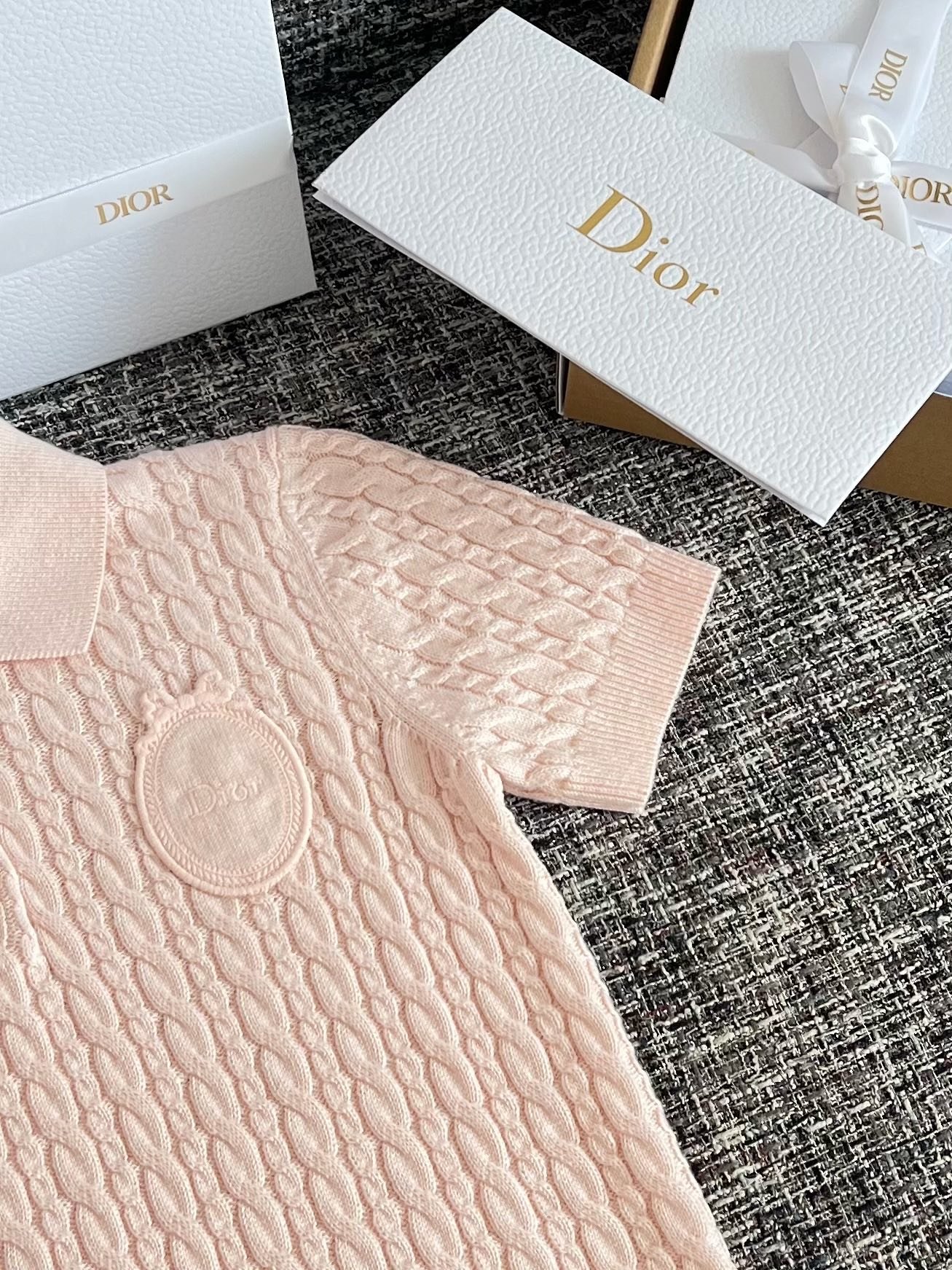 Dior Knitted Polo Shirt W6032602 - Image 4