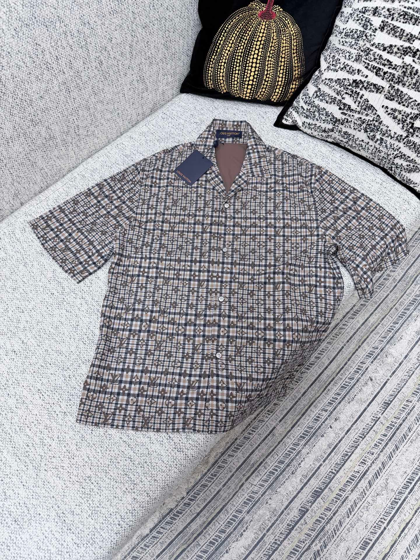 Mengkou 26ss New Full-Printed Floral Lettering Shirt with Round Neck T-Shirt Short SleeveM6032705 - Image 2