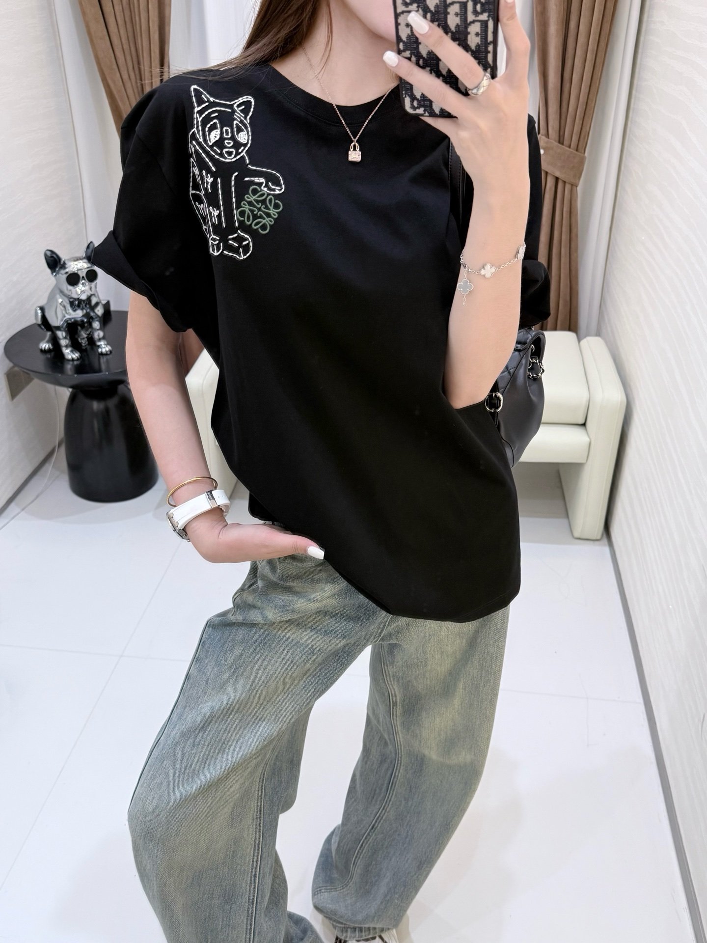 Loewe Loose fit T-shirt W6033003 - Image 6