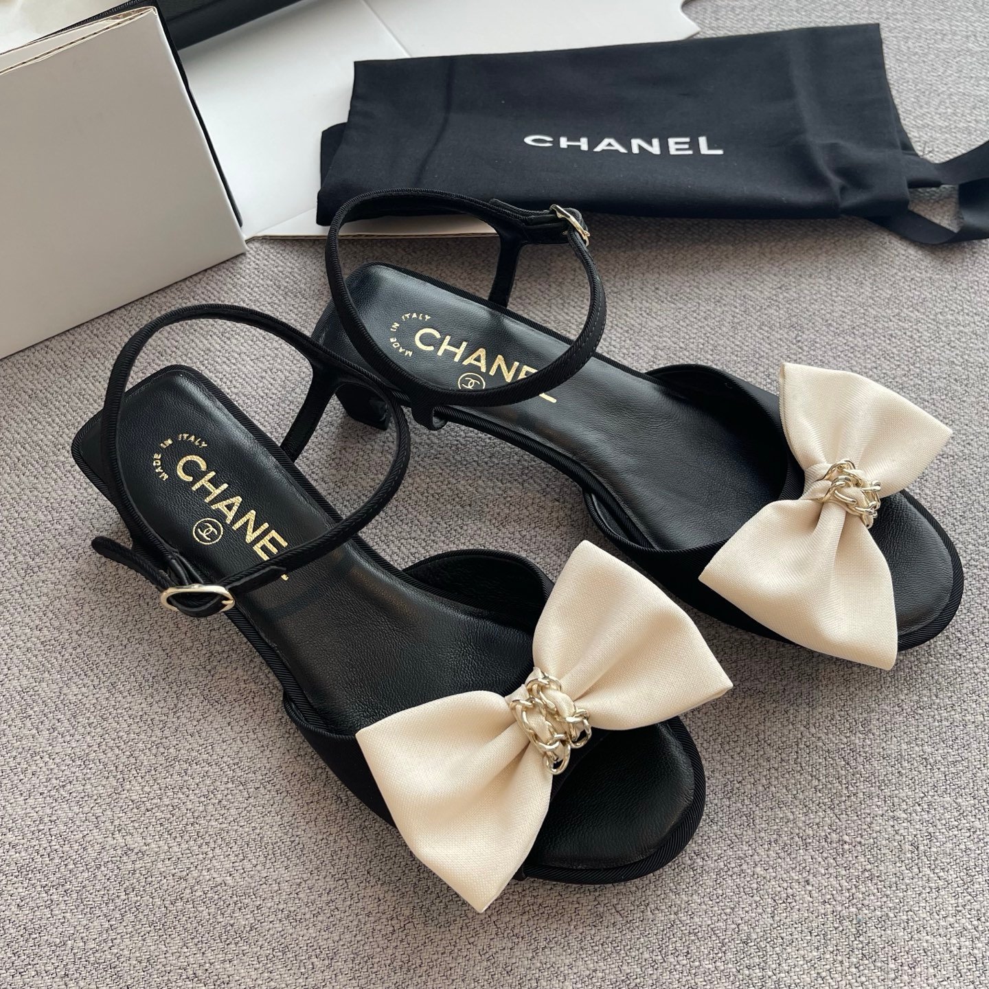 Chanel Sandals - Grosgrain B6033001 - Image 4