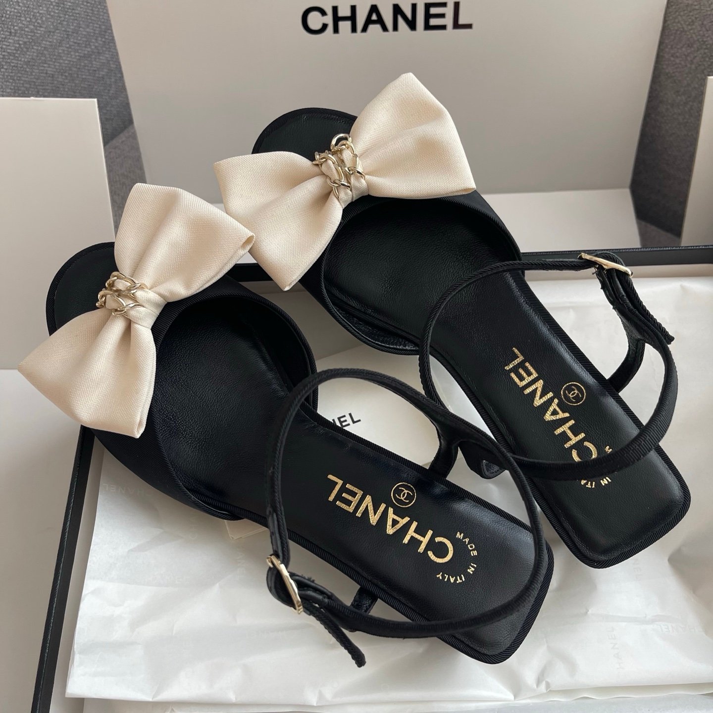 Chanel Sandals - Grosgrain B6033001 - Image 5