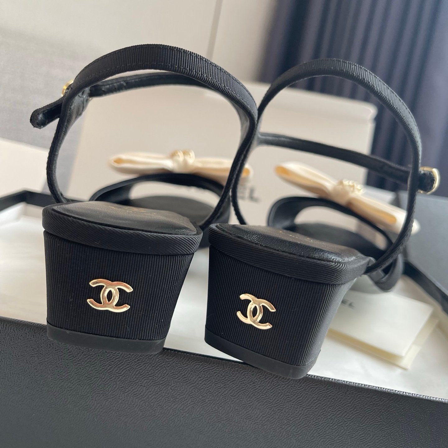 Chanel Sandals - Grosgrain B6033001 - Image 6