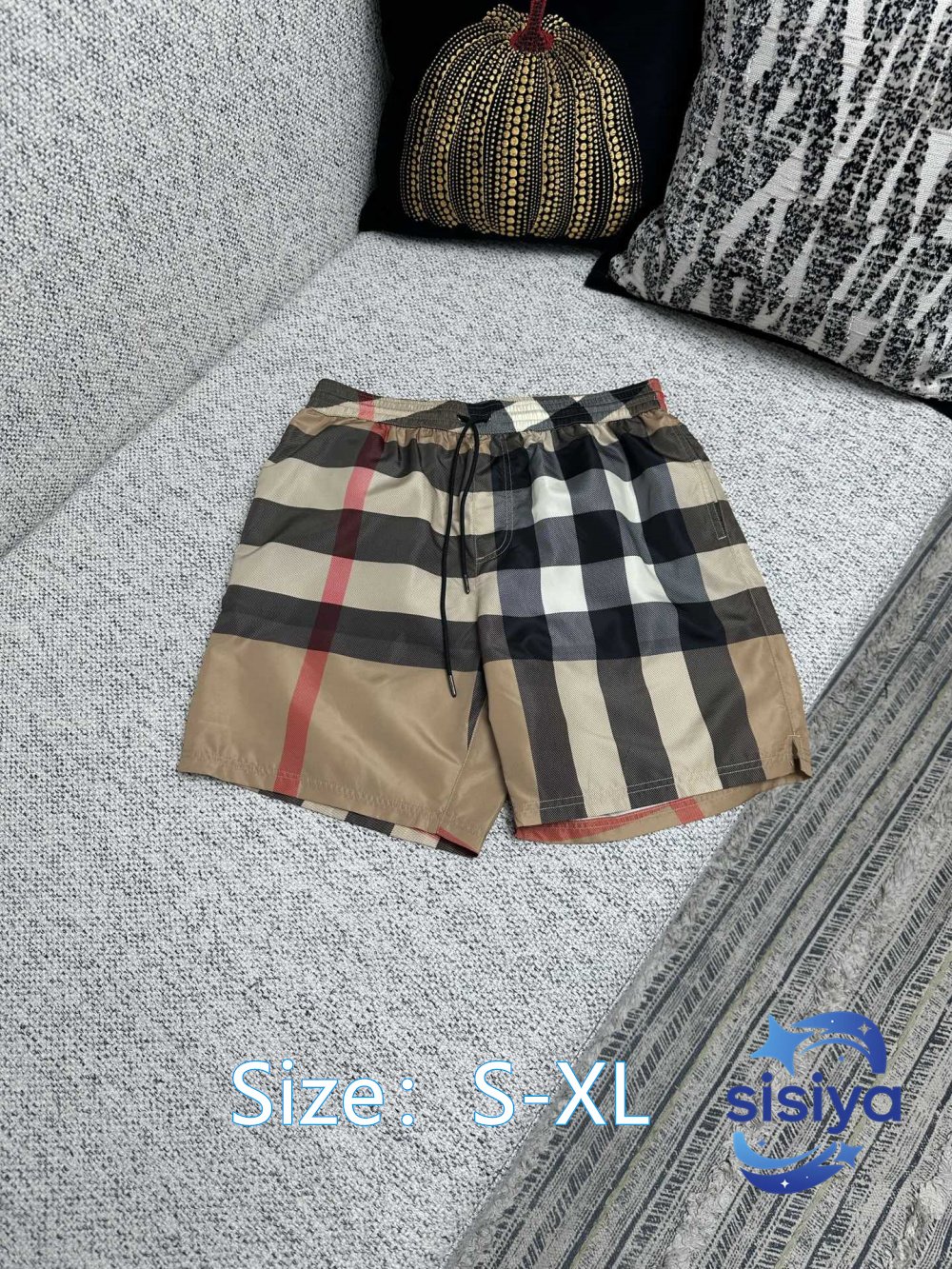 Burberry New drawstring swimming pantsM6033102