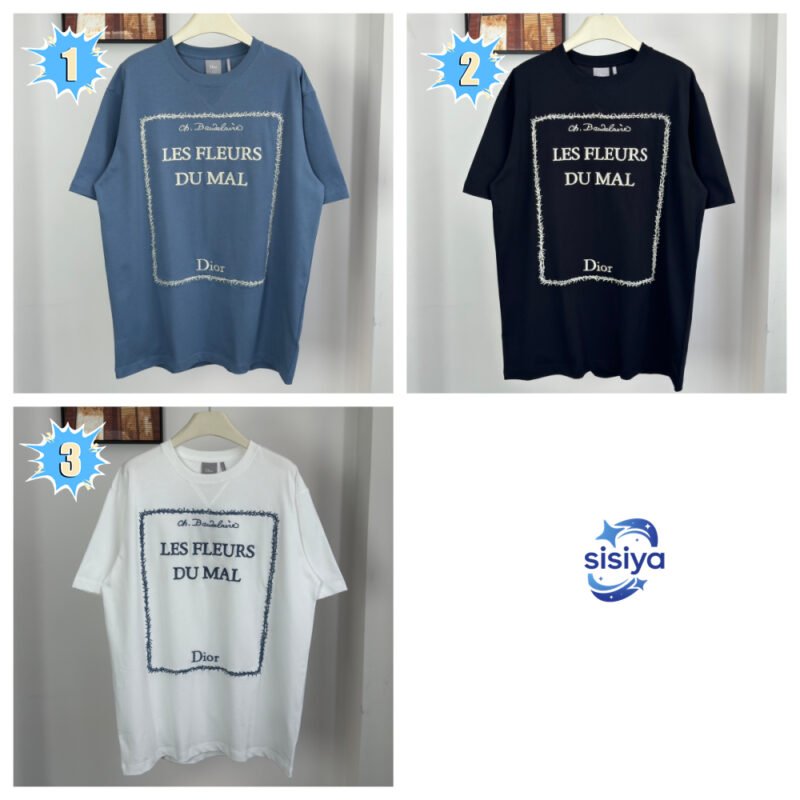 Dior T-Shirt with Book Cover Embroidery M6030701