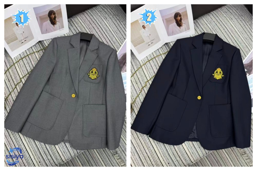 Ralph Lauren Embroidered Collar Suit Jacket W6031301