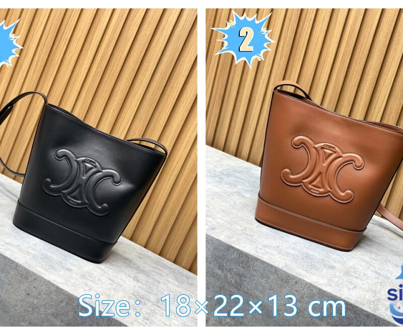 CELINE Small Bucket Cuir Triomphe B6032102