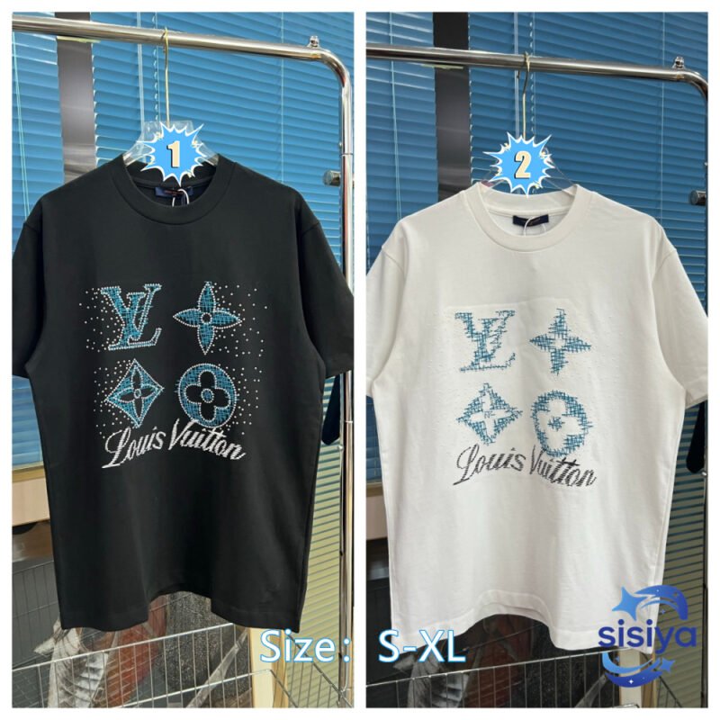 LV embroidery + pearl and shell rhinestone embellishmentM6032806