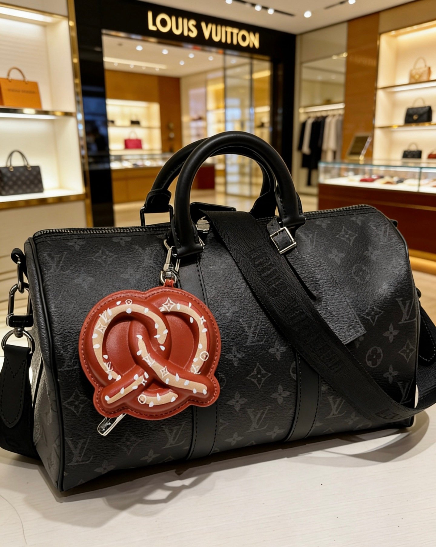 Louis Vuitton LV Bretzel Bag Charm B6040402 - Image 7