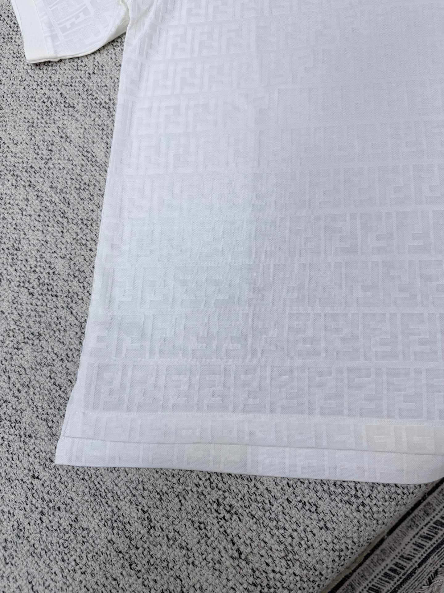 Fendi 26th Edition Polo Shirt with Full Embroidery ButtonsM6040301 - Image 8