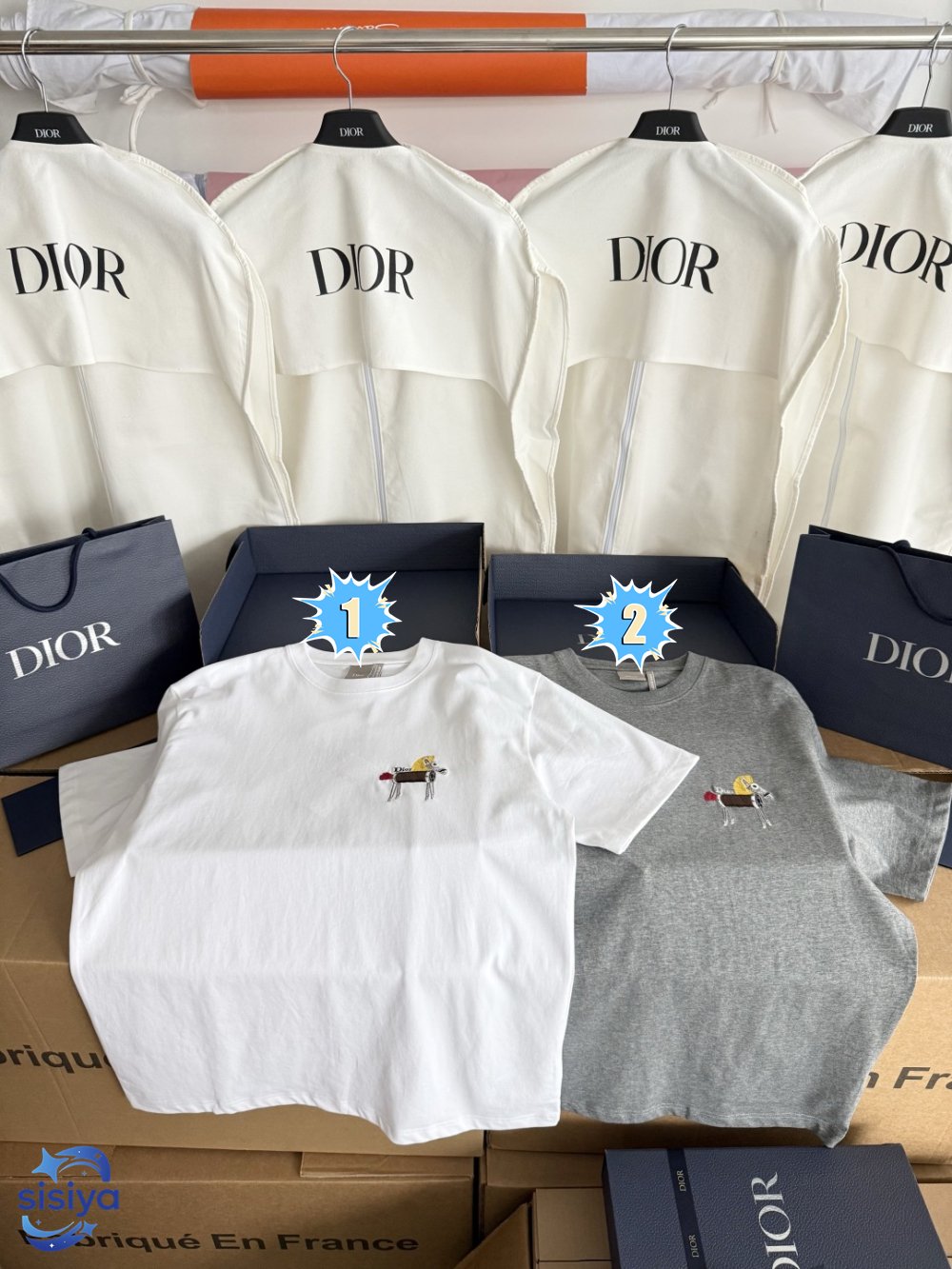 Dior T-Shirt with Horse Embroidery W6040403