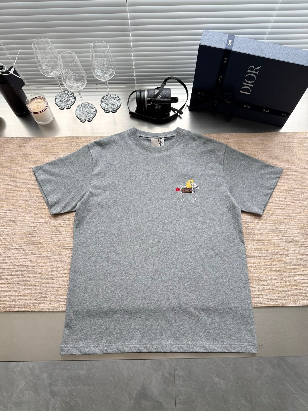 Dior T-Shirt with Horse Embroidery W6040403 - Image 2