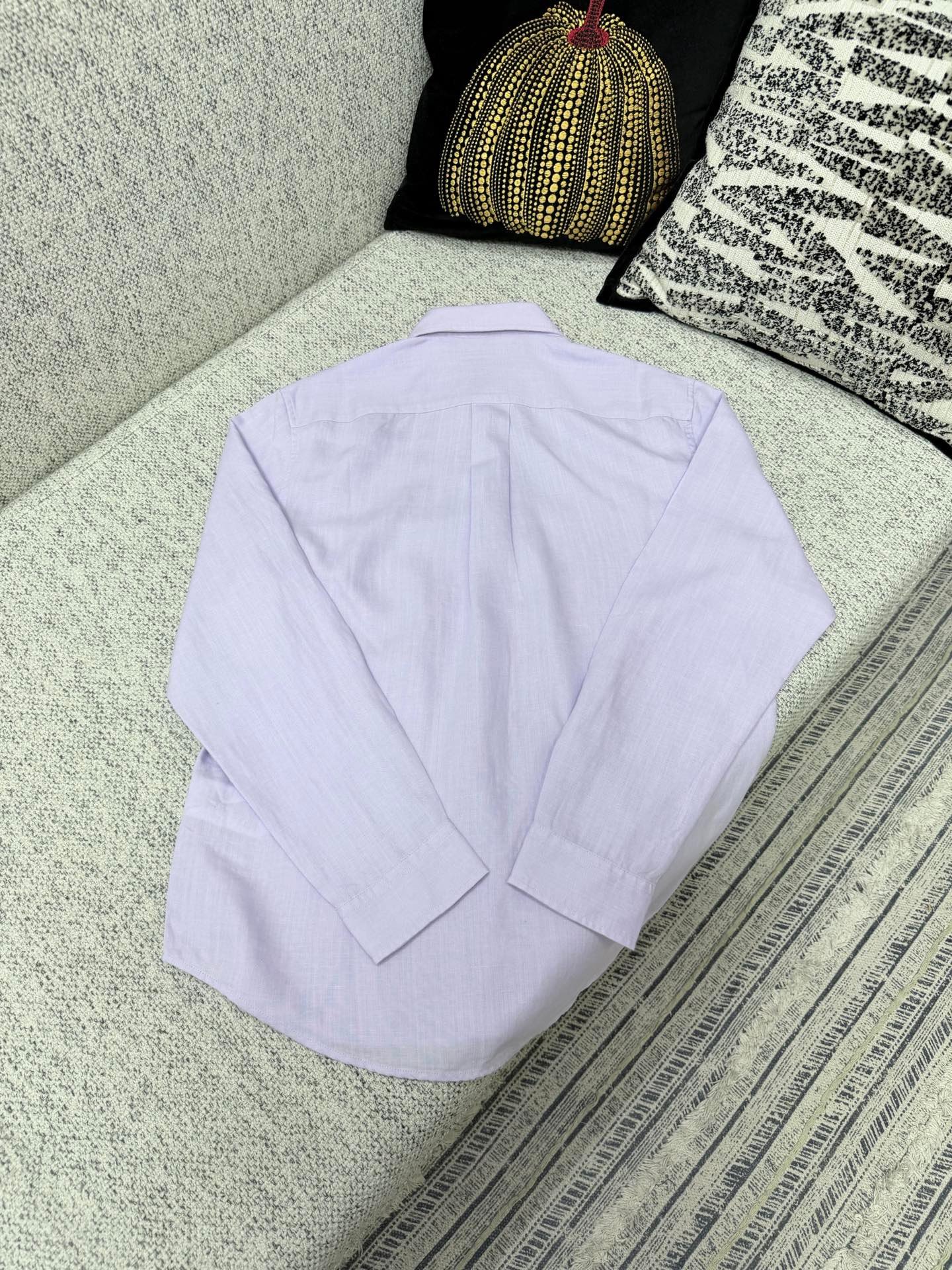 Polo 26 New Color Logo Embroidered Pointed Collar Buttoned Long SleeveM6040603 - Image 3