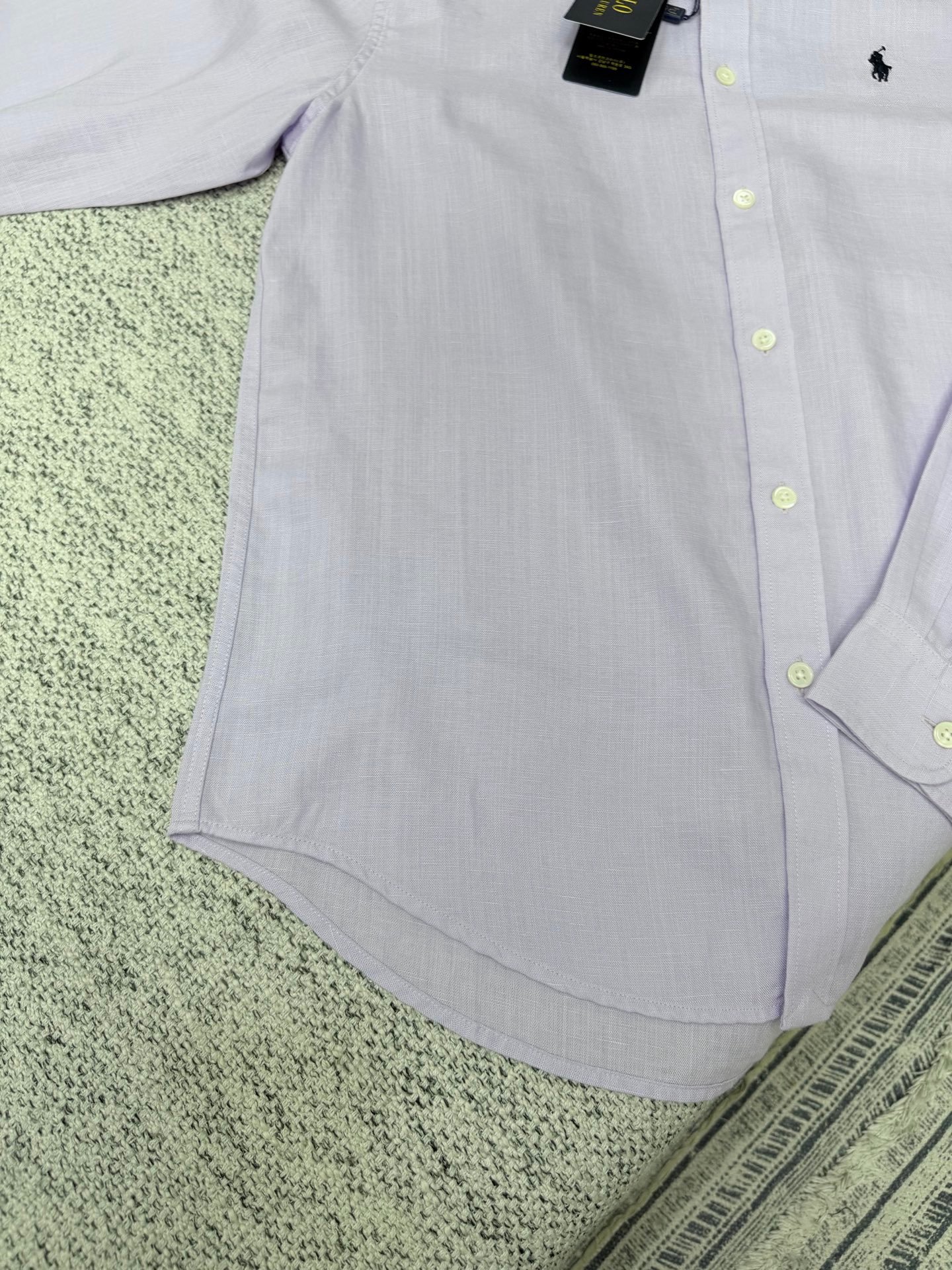 Polo 26 New Color Logo Embroidered Pointed Collar Buttoned Long SleeveM6040603 - Image 5