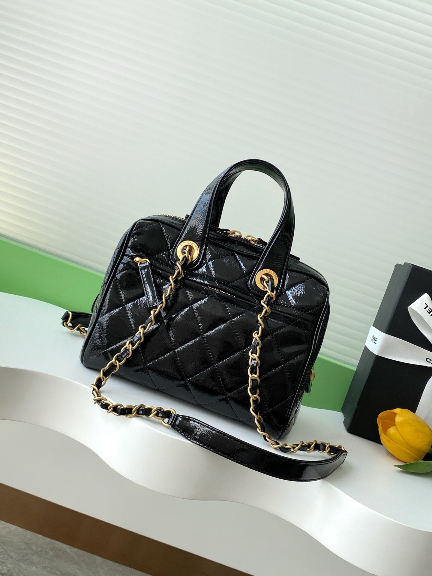 Chanel Small Bowling Bag B6040604 - Image 4