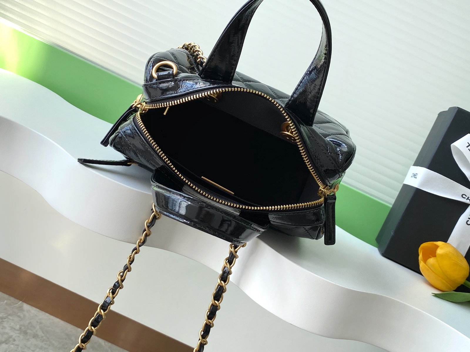 Chanel Small Bowling Bag B6040604 - Image 8