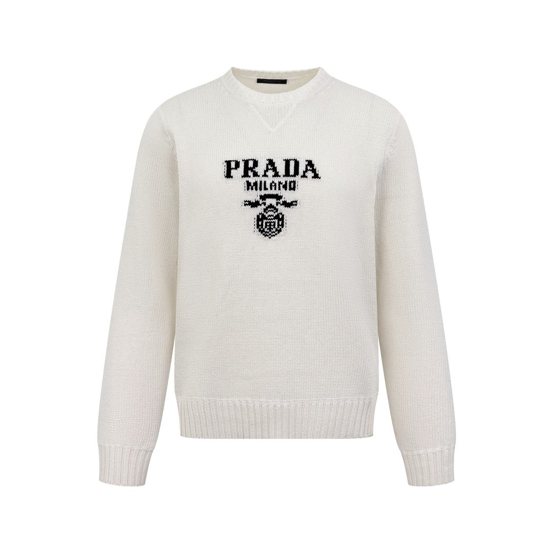 Prada Wool And Cashmere Crew-neck Sweater M6040704 - Image 5