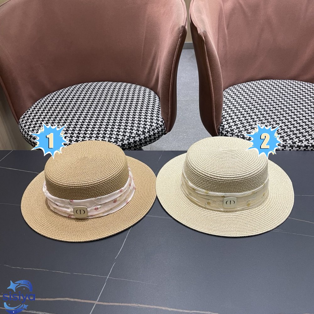 Dior D-Bobby Collection Woven Hat B6040701