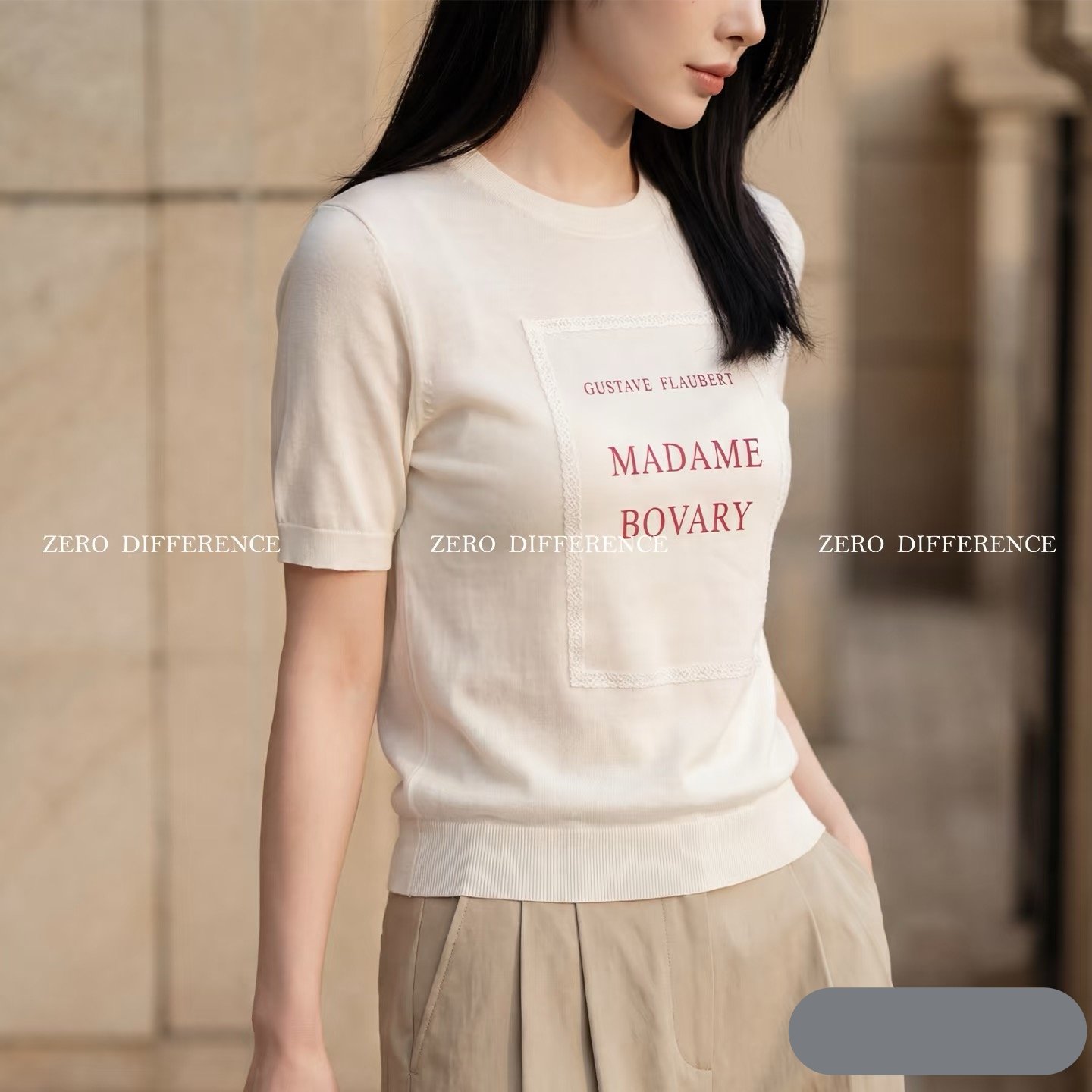 Dior Book Cover Short-Sleeved Sweater W6040702 - Image 6