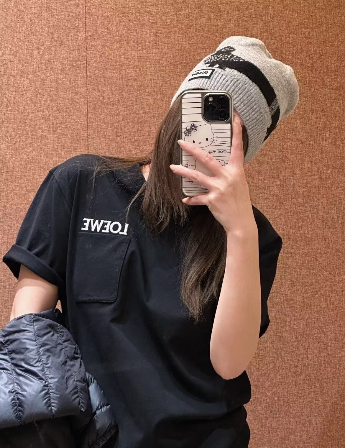 Low-cut letter embroidery T-shirt - ClassicM6040801 - Image 5