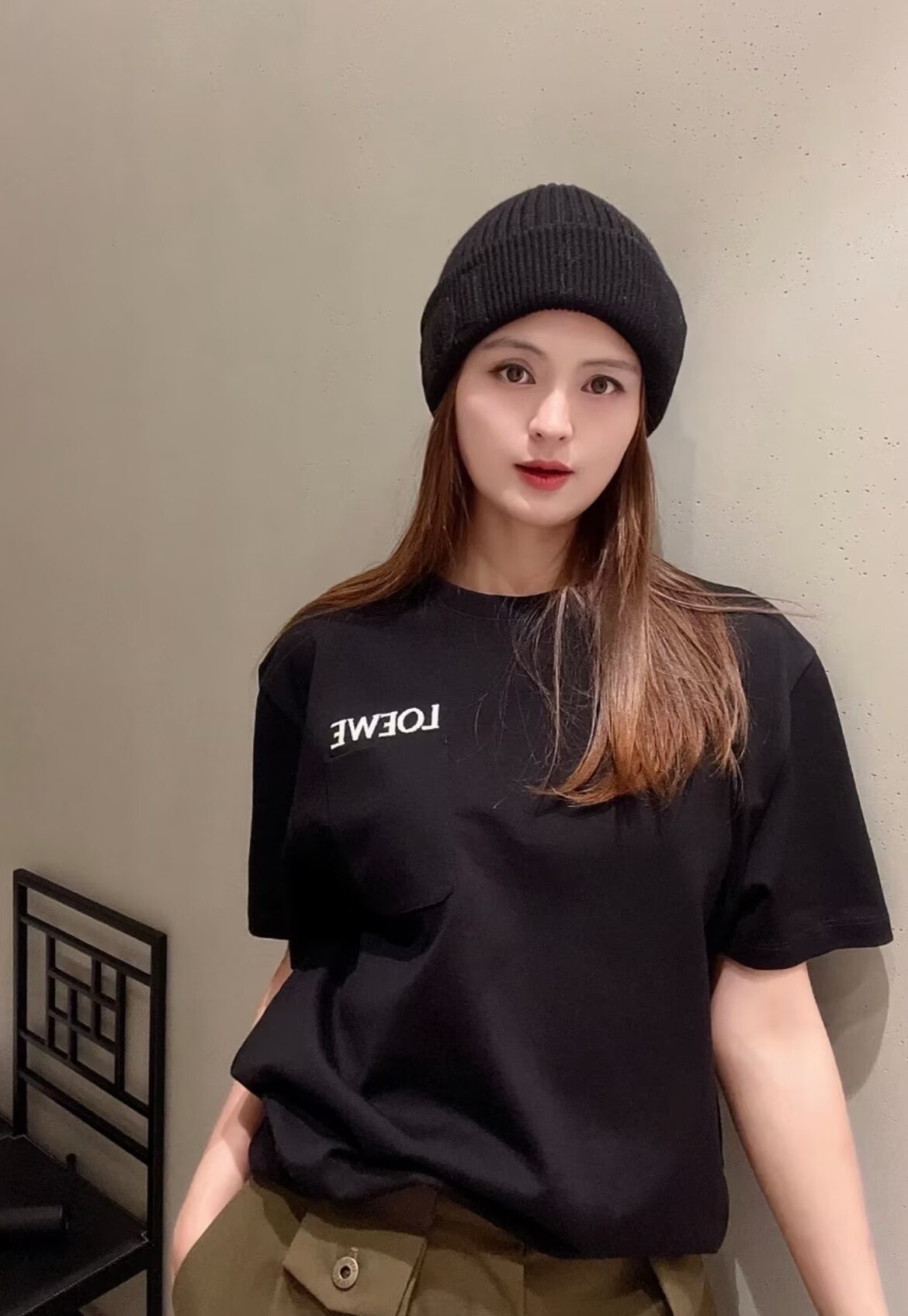 Low-cut letter embroidery T-shirt - ClassicM6040801 - Image 4