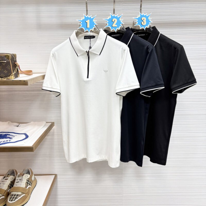 Armani's classic Polo collar design for the 2026 spring seasonM6040902
