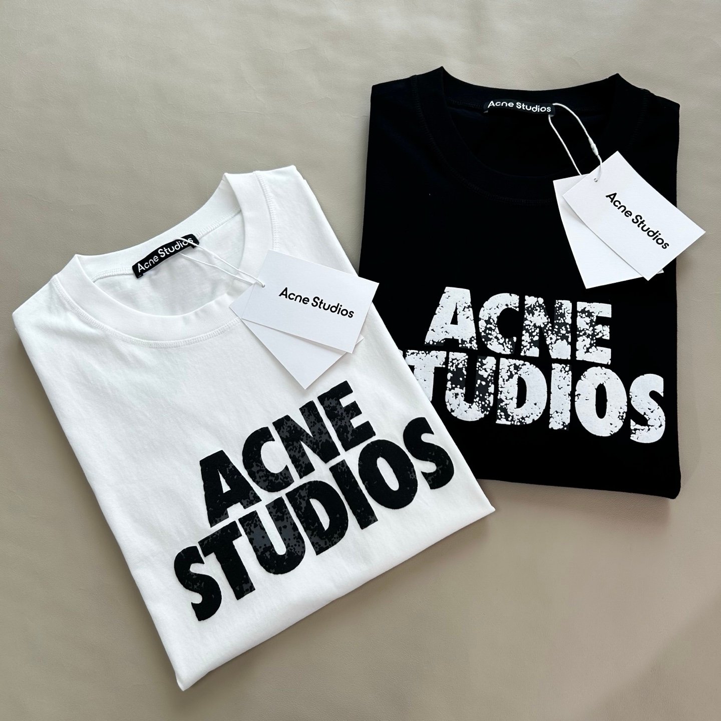 2026 ACNE STUDIOS New Foam Letter Print T-ShirtM6041003 - Image 10