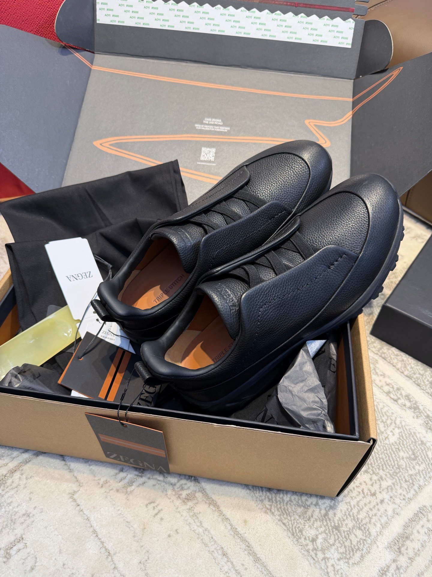 Zegn JENIA Men's Casual Sports ShoesB6041101 - Image 4