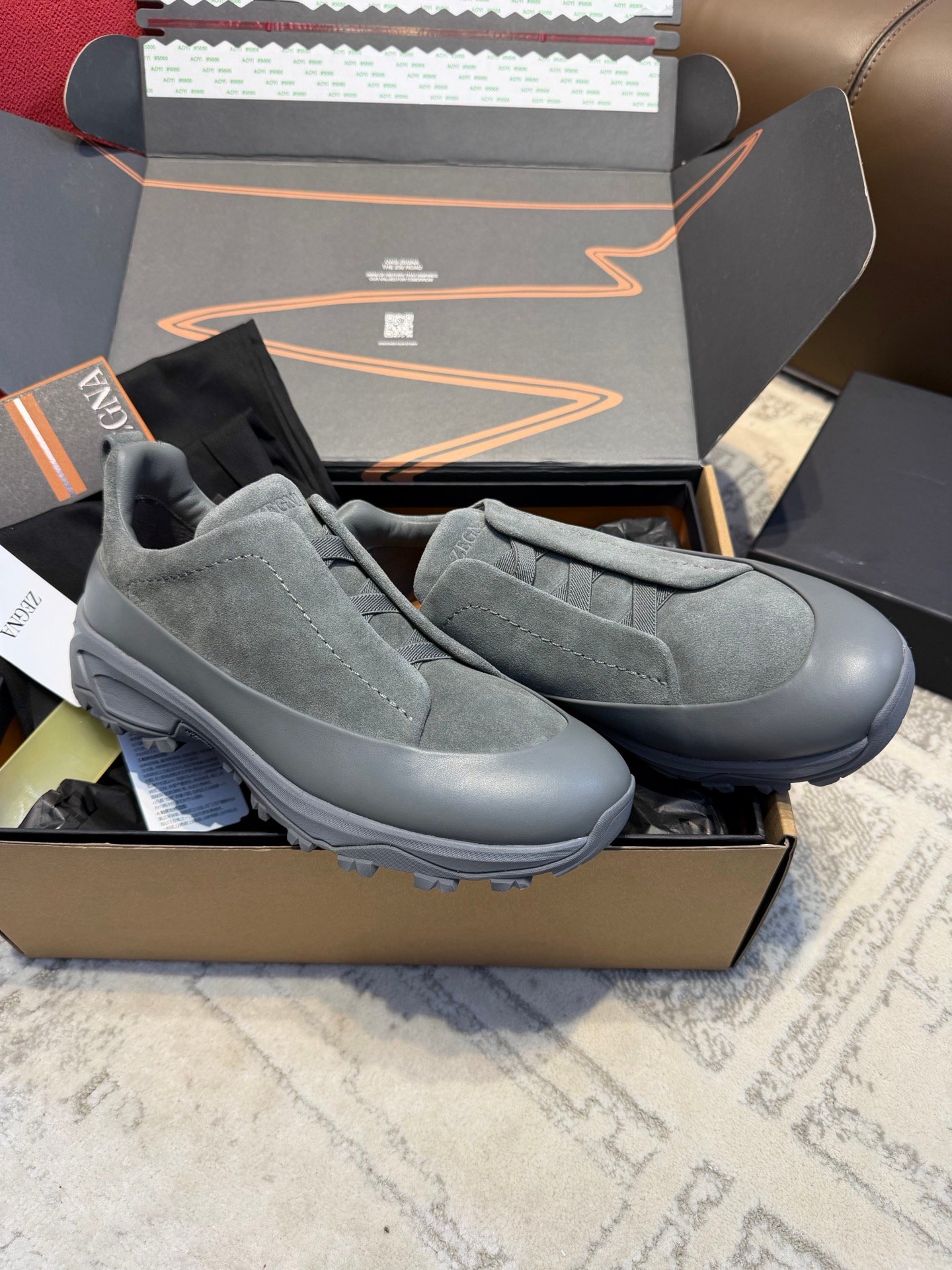 Zegn JENIA Men's Casual Sports ShoesB6041101 - Image 5