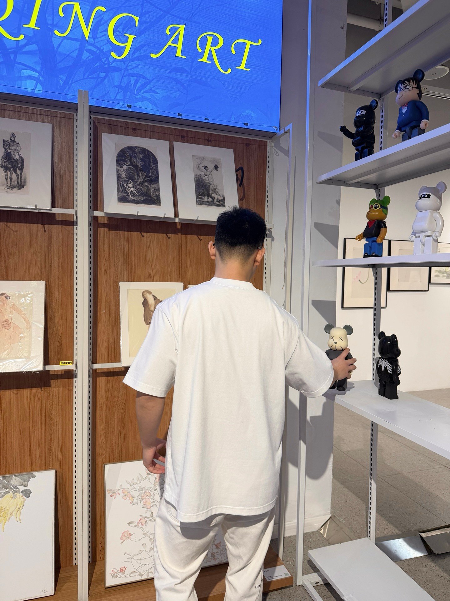 Acne Studios 2026 Spring/Summer Logo Letter Embroidered Short-Sleeved T-shirtM6041305 - Image 4