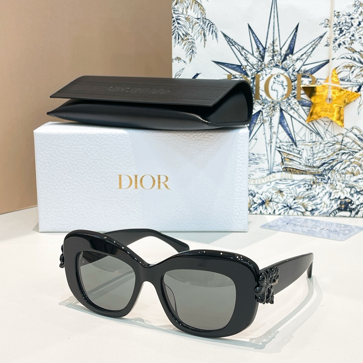 Dior Designer Square sunglasses B6041302 - Image 3