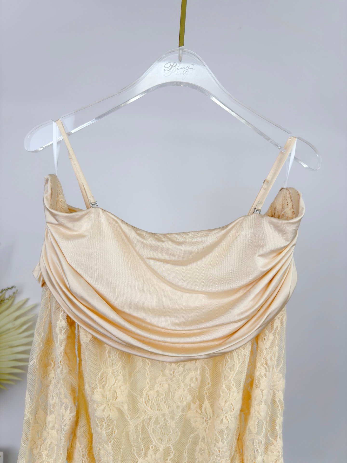 ZIMMERMANN Off-the-shoulder ruched jersey and stretch-lace bodysuit W6041301 - Image 3