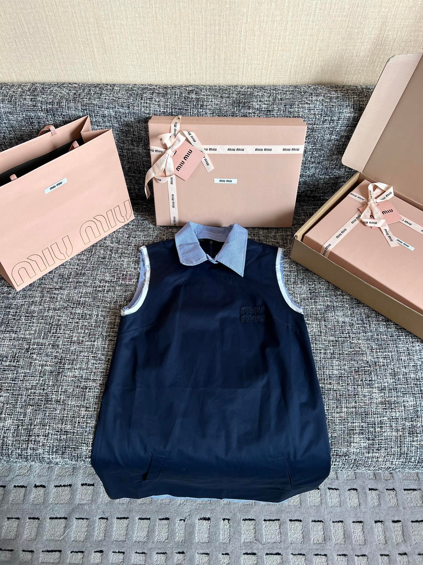 Miu Miu Garment-dyed Cotton Satin Dress W6041402