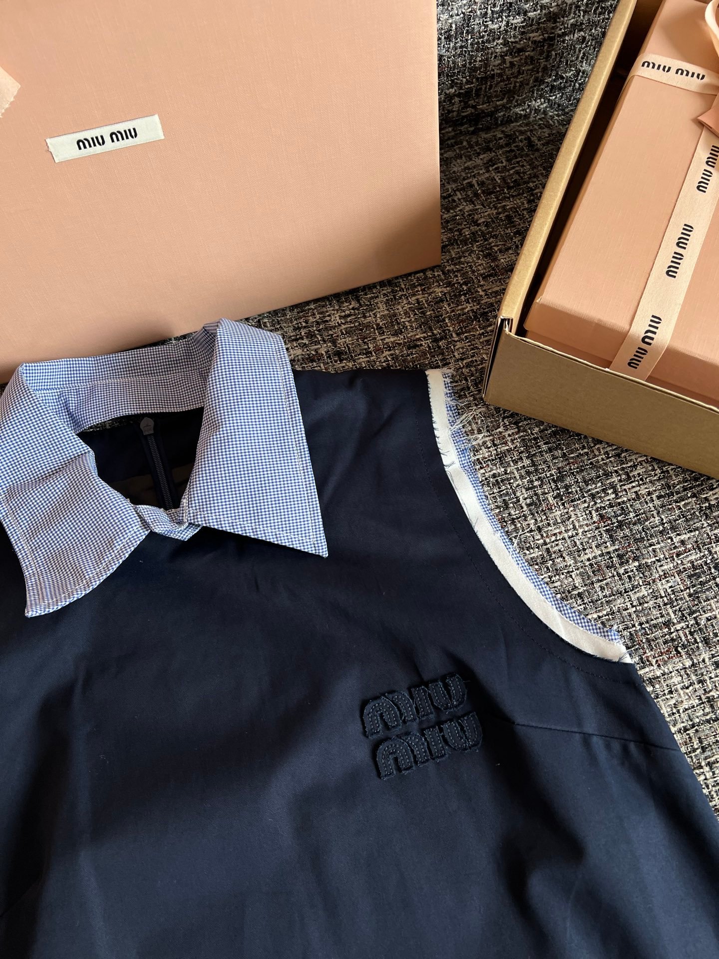 Miu Miu Garment-dyed Cotton Satin Dress W6041402 - Image 4