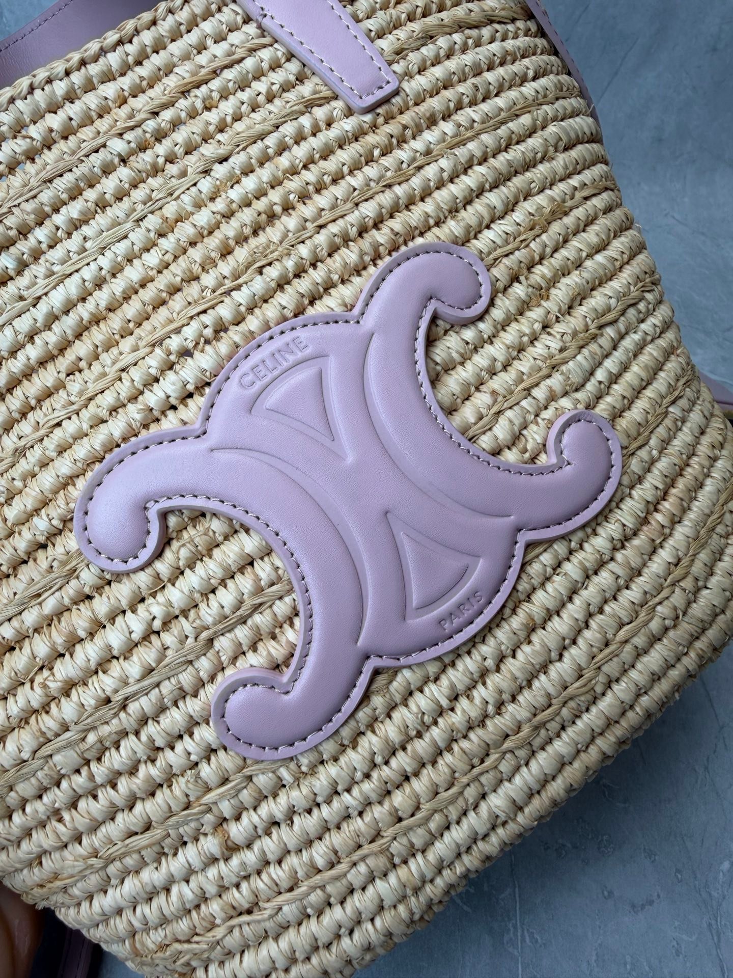 Celine Teen Supple Panier - Leather and Cowhide Handbag B6041501 - Image 6