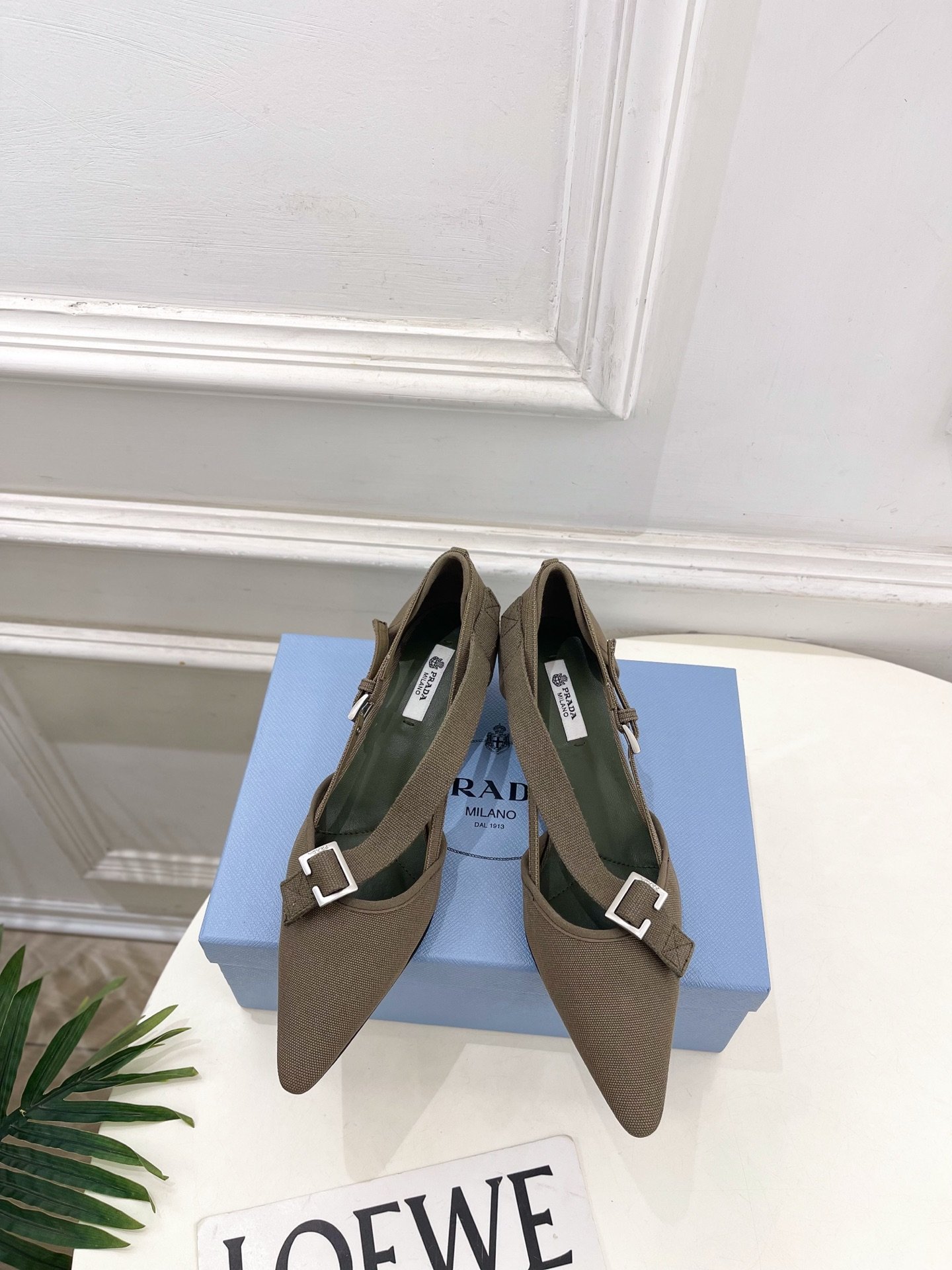 Prada Canvas Pumps B6041503 - Image 5