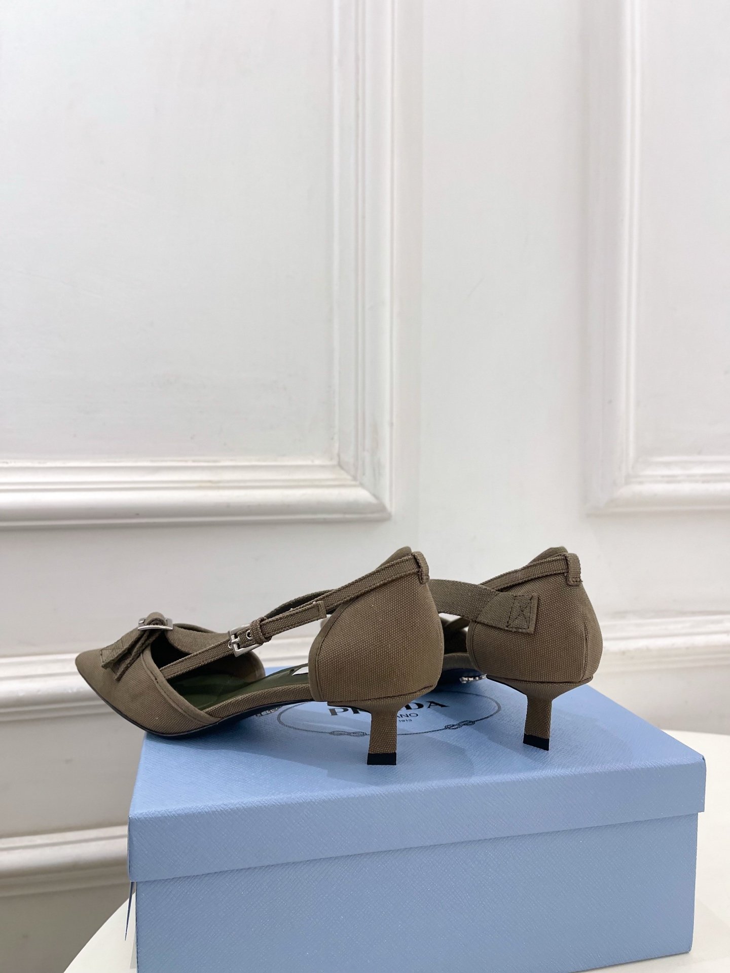 Prada Canvas Pumps B6041503 - Image 6