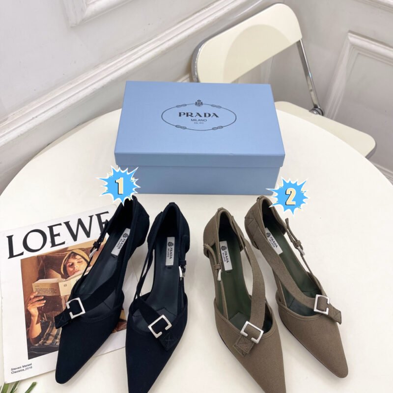 Prada Canvas Pumps B6041503