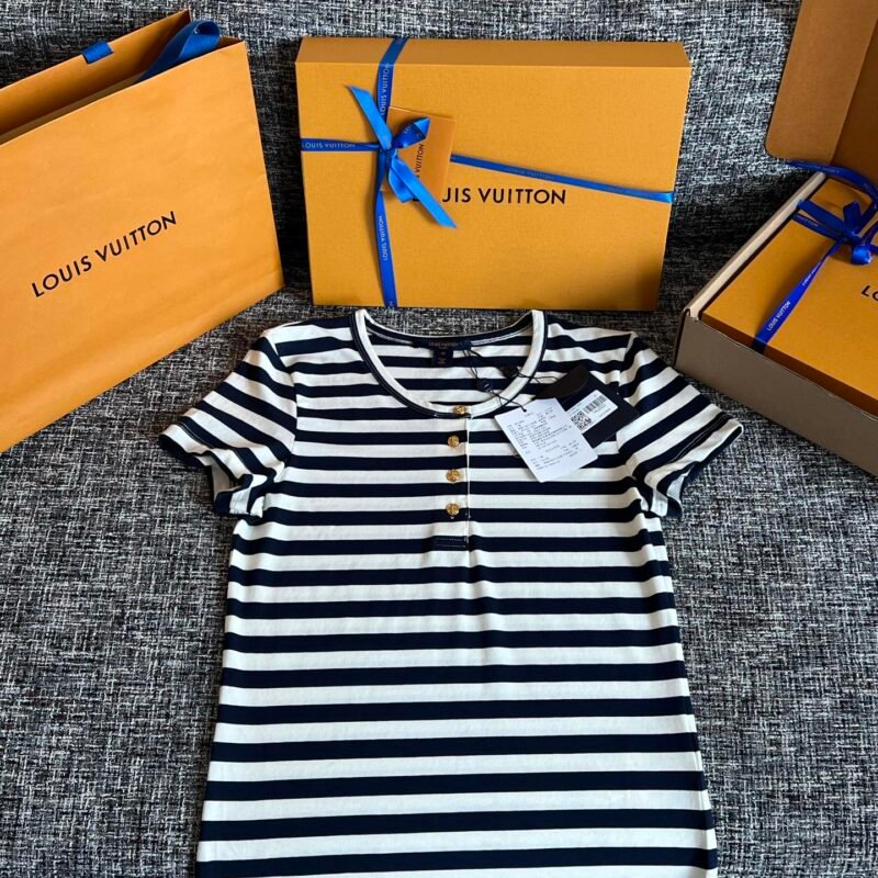 Louisvuitton Striped Fitted T-Shirt W6042302